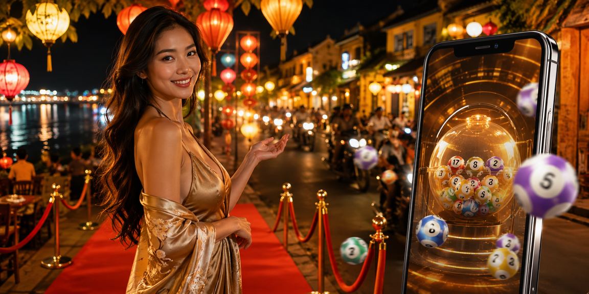 Người chơi xổ số và trò chơi may mắn tại Hội An