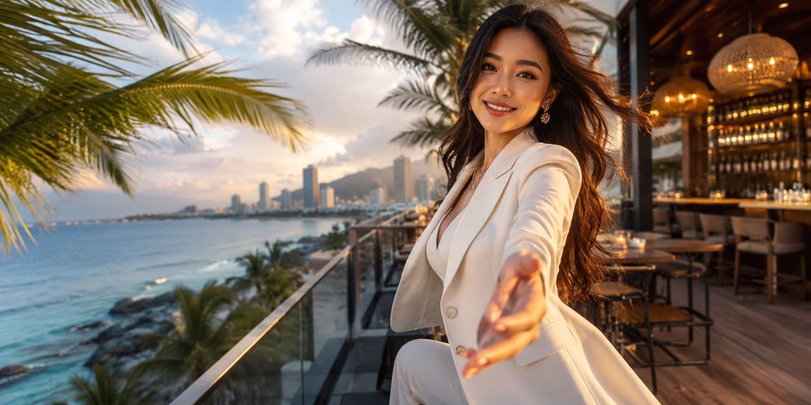 Người dùng Nha Trang xem kèo thể thao và nhận thưởng VIP bên bờ biển